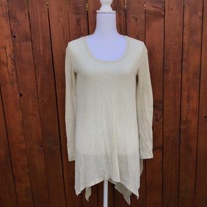 Free People High-Low Thermal Ribbed Dress XS
